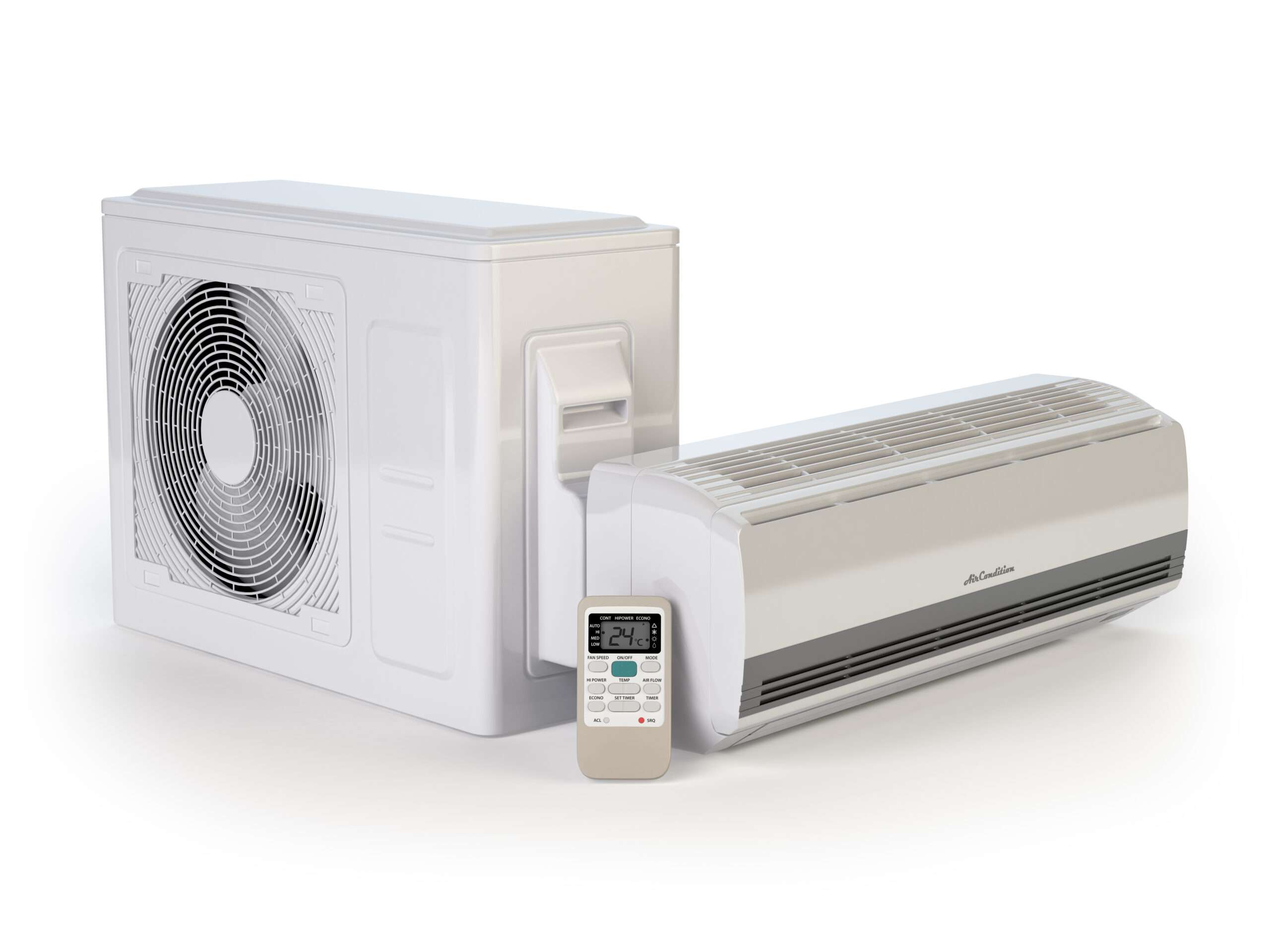 Airconditioner split-unit set inclusief binnen- en buitenunit met afstandsbediening – Grijzeboom.com